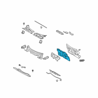 OEM Scion xB Dash Panel Diagram - 55101-12B80