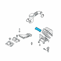 OEM 2020 Hyundai Santa Fe Cover-Element Diagram - 28115-C5100