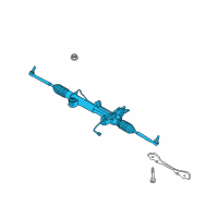 OEM 2008 Infiniti G35 Power Steering Gear & Linkage Assembly Diagram - 49001-JK63A