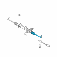 OEM 2008 Infiniti G35 Socket Kit-Tie Rod, Inner Diagram - D8E21-JK61A