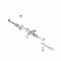OEM Nissan 370Z Socket-Kit Side Rod Outer Diagram - D8520-EG00C
