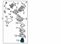 OEM 2022 Kia Carnival Motor & Fan Assembly-A/C Diagram - 97113R0000