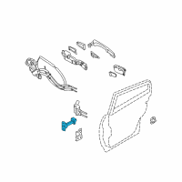 OEM 2016 Infiniti QX50 Link-Check, Rear Door Diagram - 82430-1BA0A