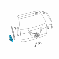 OEM 2009 Toyota Sienna Actuator Diagram - 68910-08010