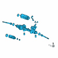 OEM 2019 Chevrolet Volt Gear Assembly Diagram - 84676205