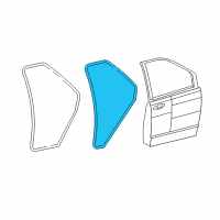 OEM Ram WEATHERSTRIP-Front Door Mounted Diagram - 4894985AC