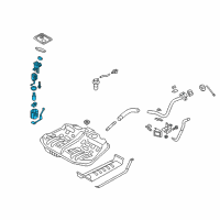 OEM 2017 Hyundai Azera Fuel Pump & Sender Module Assembly Diagram - 31110-3V550