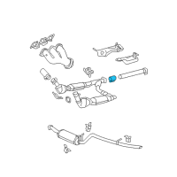 OEM 2005 Ford F-150 Converter Clamp Diagram - 4L3Z-5A231-AA