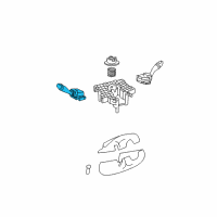 OEM 2005 Hyundai Sonata Switch Assembly-Lighting & Turn Signal Diagram - 93410-38100