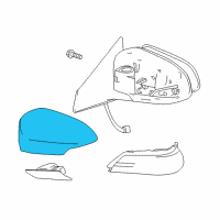 OEM Toyota Avalon Mirror Cover Diagram - 87915-0T020-A0