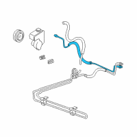 OEM 2004 Chevrolet Venture Shield-Steering Gear Heat Diagram - 10259200