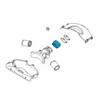 OEM Dodge Viper Tube-Clean Air Diagram - 5037295AB