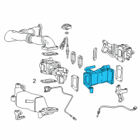 OEM 2013 Chevrolet Express 2500 Cooler Diagram - 12635704