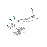 OEM Chrysler Sebring Tube-Brake Diagram - 4764386AB