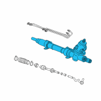 OEM 1998 BMW 318ti Exchange Hydro Steering Gear Diagram - 32-13-1-096-280
