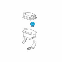 OEM Relay Assembly, Power (Micro Iso) (Mitsuba) Diagram - 39794-SDA-A05