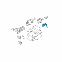 OEM 2017 Toyota Yaris Cylinder & Keys Diagram - 69057-52530