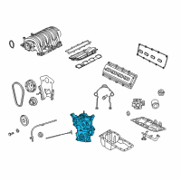 OEM 2005 Jeep Grand Cherokee Cover-Timing Case Diagram - 4792795AC