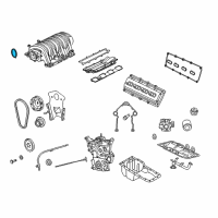 OEM 2008 Jeep Commander Gasket-Throttle Body Diagram - 53032383AB