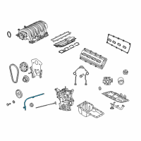 OEM 2007 Chrysler 300 Tube-Engine Oil Indicator Diagram - 5037660AB