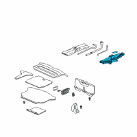 OEM Acura TL Jack Assembly, Pantograph Diagram - 89310-SDA-A11