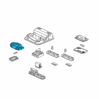 OEM 2019 Honda Pilot MODULE ASSY., FR. ROOF Diagram - 36600-TG7-A51