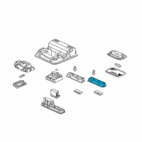 OEM 2017 Honda Pilot Base (Wisteria Light Gray) Diagram - 34403-SEP-A01ZQ