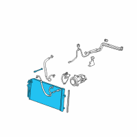 OEM 2006 Buick Lucerne Condenser Diagram - 25769583