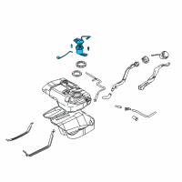 OEM Ford Escape Fuel Pump Diagram - 7L8Z-9H307-C