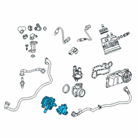 OEM Cadillac XT4 Detection Pump Diagram - 55511871