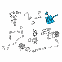 OEM 2021 Cadillac XT4 Vapor Canister Diagram - 84809655