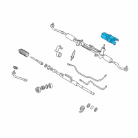 OEM 2007 Hyundai Sonata Heat Protector Assembly-Power STEE Diagram - 57280-3K000