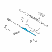 OEM 2009 Hyundai Azera Rack Assembly-Power Steering Gear Box Diagram - 57710-3K210