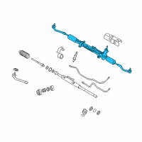 OEM 2008 Hyundai Azera Gear & Linkage Assembly-Power Steering Diagram - 57700-3L000