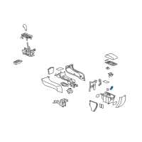 OEM 2019 Chevrolet Camaro Lighter Housing Diagram - 25774623