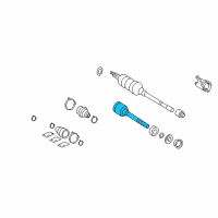 OEM Toyota Avalon Inner Joint Assembly Diagram - 43030-07030