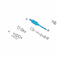 OEM 2006 Toyota Avalon Outer Joint Assembly Diagram - 43470-09N20