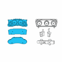 OEM Jeep Wrangler Cluster-Instrument Panel Diagram - 56054392AF