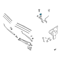 OEM 2020 Kia Forte Cap-Windshield Washer Rs Diagram - 98623G2000