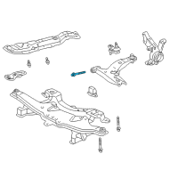 OEM Pontiac Vibe Bolt, Front Lower Control Arm Front Diagram - 88971257