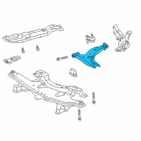 OEM 2004 Pontiac Vibe Front Lower Control Arm Diagram - 19205304