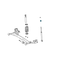 OEM 2004 Toyota Echo Upper Support Diagram - 48755-52010