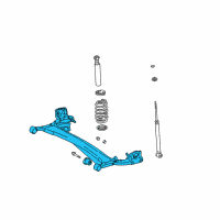 OEM Scion Axle Beam Diagram - 42110-52160