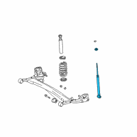 OEM 2006 Scion xB Shock Diagram - 48530-59815