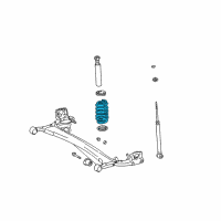 OEM 2005 Scion xB Coil Spring Diagram - 48231-52640