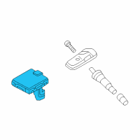 OEM 2019 Kia Soul Tire Pressure Monitoring Sensor Module Assembly Diagram - 95800B2010