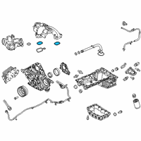 OEM Ford Manifold Gasket Diagram - BC3Z-9439-C