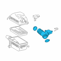 OEM 2016 Toyota Tundra Air Hose Diagram - 17880-0S010