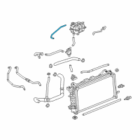 OEM 2016 GMC Sierra 1500 Inlet Hose Diagram - 84010625