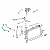 OEM 2016 GMC Sierra 1500 Outlet Hose Diagram - 84010623